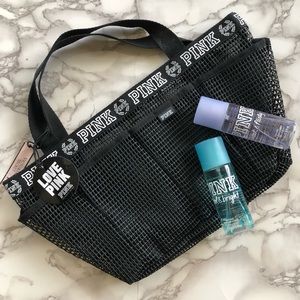 Victoria’s Secret Pink Beach Tote w/2 Body Mists